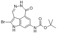 CAS 登录号：731810-59-6， N-(2-溴-5,6-二氢-6-氧代-1H-吡咯并[4,3,2-ef][2,3]苯并二氮杂卓-8-基)-氨基甲酸叔丁酯