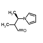 CAS 登录号：731854-05-0， (3R)-2-甲基-3-(1H-吡咯-1-基)丁醛