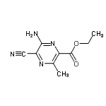 CAS 登录号：73198-32-0， 乙基6-氨基-5-氰基-3-甲基-2-吡嗪羧酸酯