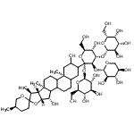 CAS#: 73205-29-5, beta-D-Glucopyranosyl beta-D-galactopyranosyl-(1->3)-[beta-D-xylopyranosyl-(1->2)]-1-C-[(8xi,9xi,14xi,15beta,22xi,25R)-2,15-dihydroxyspirostan-3-yl]-alpha-L-altropyranoside