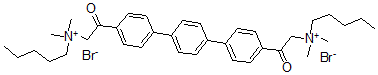 CAS#: 73206-32-3, [2-[4-[4-[4-[2-(Dimethyl-Pentylazaniumyl)Acetyl]Phenyl]Phenyl]Phenyl]-2-Oxoethyl]-Dimethyl-Pentylazanium Dibromide