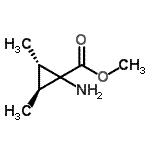 CAS#: 732213-65-9, Methyl (2S,3S)-1-amino-2,3-dimethylcyclopropanecarboxylate