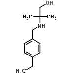 CAS 登录号：732304-79-9， 2-[(4-乙基苄基)氨基]-2-甲基-1-丙醇
