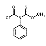 CAS 登录号：73280-66-7， O-甲基(氯甲酰基)苯基硫代氨基甲酸酯