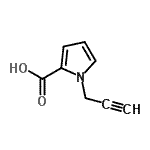 CAS 登录号：733019-13-1， 1-(2-丙炔-1-基)-1H-吡咯-2-羧酸