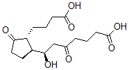 CAS 登录号：73303-30-7， (7R)-7-羟基-7-[(1S,2R)-2-(4-羟基-4-氧代丁基)-3-氧代环戊基]-5-氧代庚酸