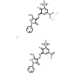 CAS 登录号：73324-04-6， 二[3-[2-[4,5-二氢-3-甲基-5-(氧代)-1-苯基-1H-吡唑-4-基]偶氮]-2-(羟基)-5-硝基苯磺酸]-铬酸盐钠氢