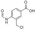 CAS 登录号：73348-41-1， 3-(氯甲基)-4-甲酰氨基苯甲酸