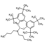 CAS#: 73348-53-5, N,N-Dibutyl-2,4,8,10-tetrakis(2-methyl-2-propanyl)dibenzo[d,f][1,3,2]dioxaphosphepin-6-amine