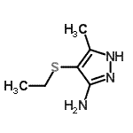 CAS#: 73374-03-5, 4-(Ethylsulfanyl)-5-methyl-1H-pyrazol-3-amine