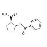 CAS 登录号：733740-51-7， (1R,2S)-2-(2-氧代-2-苯基乙基)环戊烷羧酸