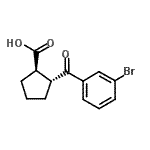 CAS#: 733740-96-0, (1R,2R)-2-(3-Bromobenzoyl)cyclopentanecarboxylic acid