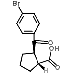 CAS#: 733740-98-2, (1R,2R)-2-(4-bromobenzoyl)cyclopentane-1-carboxylic acid