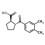 CAS#: 733741-19-0, (1R,2R)-2-(3,4-Dimethylbenzoyl)cyclopentanecarboxylic acid