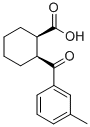 CAS 登录号：733742-60-4， 顺式-2-(3-甲基苯甲酰)环己烷-1-羧酸