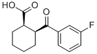 CAS 登录号：733742-66-0， 顺式-2-(3-氟苯甲酰)环己烷-1-羧酸