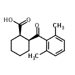 CAS 登录号：733742-68-2， (1R,2S)-2-(2,6-二甲基苯甲酰)环己烷羧酸