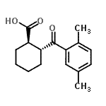 CAS 登录号：733742-82-0， (1R,2R)-2-(2,5-二甲基苯甲酰)环己烷羧酸