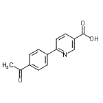 CAS 登录号：733776-51-7， 6-(4-乙酰基苯基)烟酸
