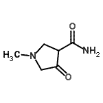 CAS#: 733804-80-3, 1-Methyl-4-oxo-3-pyrrolidinecarboxamide