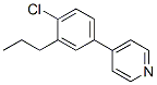CAS 登录号：73398-87-5， 4-(4-氯-3-丙基苯基)-吡啶