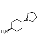 CAS#: 734527-26-5, trans-4-(1-Pyrrolidinyl)cyclohexanamine