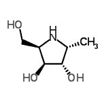 CAS#: 734531-46-5, (2R,3S,4S,5R)-2-(Hydroxymethyl)-5-methyl-3,4-pyrrolidinediol