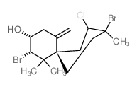 CAS 登录号：73494-22-1， (2S,3R,6S)-2,9-二溴-8-氯-1,1,9-三甲基-5-亚甲基螺[5.5]十一烷-3-醇