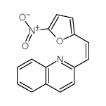 CAS 登录号：735-84-2， 2-[2-(5-硝基-2-呋喃基)乙烯基]-喹啉