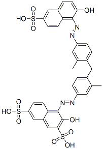 CAS#: 73507-52-5, (4Z)-4-[[3-Methyl-4-[[2-Methyl-4-[(2Z)-2-(2-Oxo-6-Sulfonaphthalen-1-Ylidene)Hydrazinyl]Phenyl]Methyl]Phenyl]Hydrazinylidene]-3-Oxonaphthalene-2,7-Disulfonic Acid