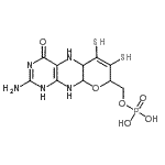 CAS#: 73508-07-3, (2-Amino-4-oxo-6,7-disulfanyl-1,5,5a,8,9a,10-hexahydro-4H-pyrano[3,2-g]pteridin-8-yl)methyl dihydrogen phosphate