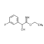 CAS 登录号：735221-28-0， 乙基2-(3-氟苯基)-2-羟基乙亚氨酸酯