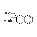 CAS#: 735236-35-8, 1-(2-Ethyl-1,2,3,4-tetrahydro-2-naphthalenyl)-N-methylmethanamine