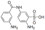 CAS 登录号：73525-13-0， 2-氨基-5-[(3-氨基苯甲酰)氨基]苯磺酸