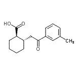 CAS#: 735274-71-2, (1R,2S)-2-[2-(3-Methylphenyl)-2-oxoethyl]cyclohexanecarboxylic acid