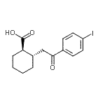 CAS#: 735274-97-2, (1R,2S)-2-[2-(4-Iodophenyl)-2-oxoethyl]cyclohexanecarboxylic acid
