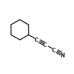 CAS 登录号：73542-37-7， 3-环己基-2-丙炔腈