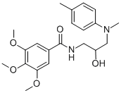 CAS#: 73571-93-4, N-[2-Hydroxy-3-[Methyl-(4-Methylphenyl)Amino]Propyl]-3,4,5-Trimethoxybenzamide