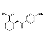 CAS#: 736136-31-5, (1R,2R)-2-[2-(4-Methylphenyl)-2-oxoethyl]cyclohexanecarboxylic acid