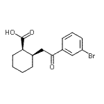 CAS#: 736136-38-2, (1R,2R)-2-[2-(3-Bromophenyl)-2-oxoethyl]cyclohexanecarboxylic acid