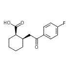 CAS#: 736136-43-9, (1R,2R)-2-[2-(4-Fluorophenyl)-2-oxoethyl]cyclohexanecarboxylic acid