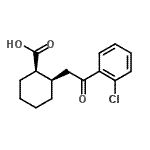 CAS#: 736136-45-1, (1R,2R)-2-[2-(2-Chlorophenyl)-2-oxoethyl]cyclohexanecarboxylic acid
