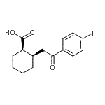 CAS#: 736136-49-5, (1R,2R)-2-[2-(4-Iodophenyl)-2-oxoethyl]cyclohexanecarboxylic acid