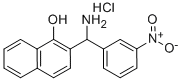 CAS 登录号：736173-14-1， 2-[氨基-(3-硝基-苯基)-甲基]-萘-1-醇盐酸盐