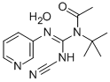 CAS 登录号：73681-13-7， N-叔丁基-N-(1-氰基-2-(吡啶-3-基)脒基)-乙酰胺水合物