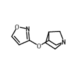 CAS#: 736906-24-4, 3-(1,2-Oxazol-3-yloxy)-1-azabicyclo[2.2.1]heptane