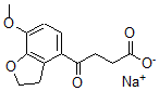 CAS 登录号:73698-58-5, 4-(7-甲氧基-2,3-二氢-1-苯并呋喃-4-基)-4-氧代丁酸钠