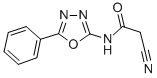 CAS 登录号：73720-15-7， 2-氰基-N-(5-苯基-1,3,4-恶二唑-2-基)乙酰胺
