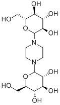 CAS 登录号：73771-25-2， (2R,3S,4S,5R)-2-(羟基甲基)-6-[4-[(3R,4S,5S,6R)-3,4,5-三羟基-6-(羟基甲基)四氢吡喃-2-基]哌嗪-1-基]四氢吡喃-3,4,5-三醇