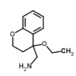 CAS 登录号：737711-80-7， 1-(4-乙氧基-3,4-二氢-2H-苯并吡喃-4-基)甲胺